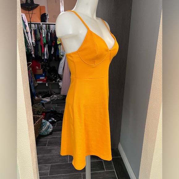 NWT Wild Fable Yellow Mini Dress - Picture 4 of 8